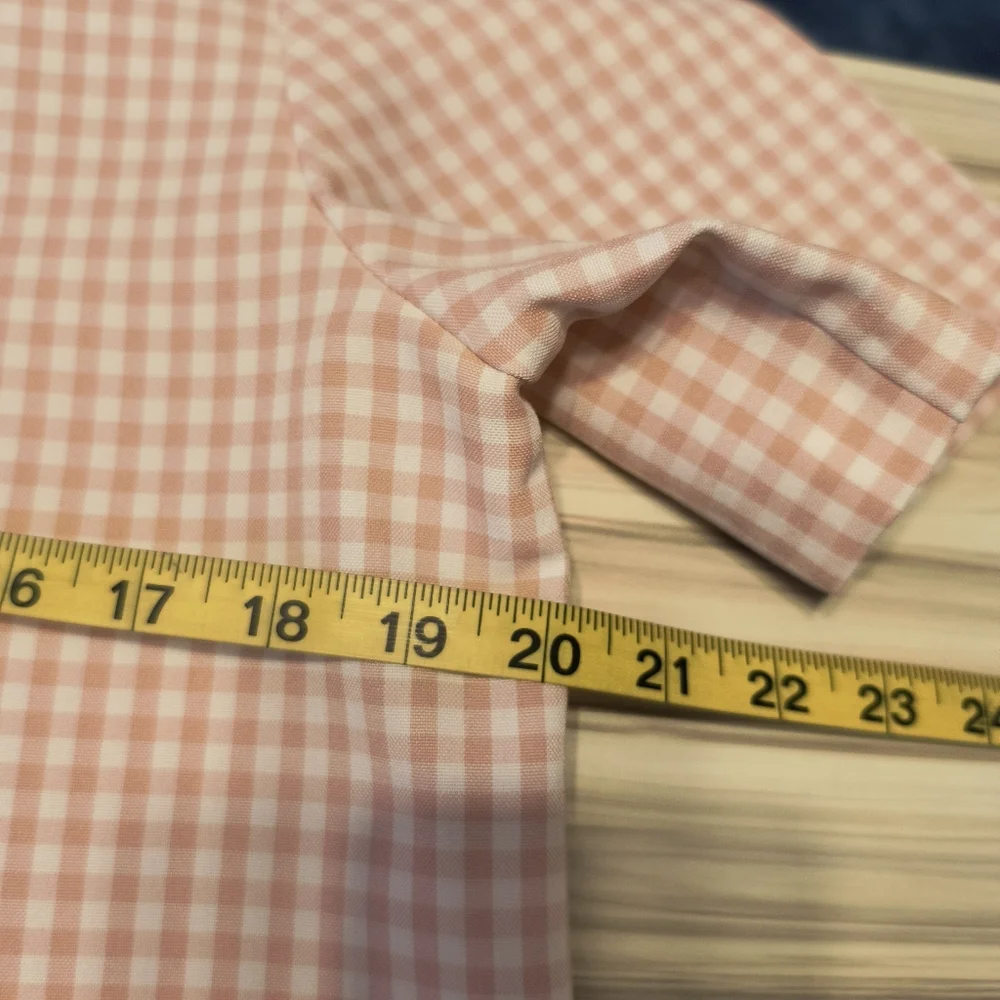 Vintage Willow Ridge Cottagecore modest Pink Gingham 2 Piece Set Size 8 - Picture 7 of 13